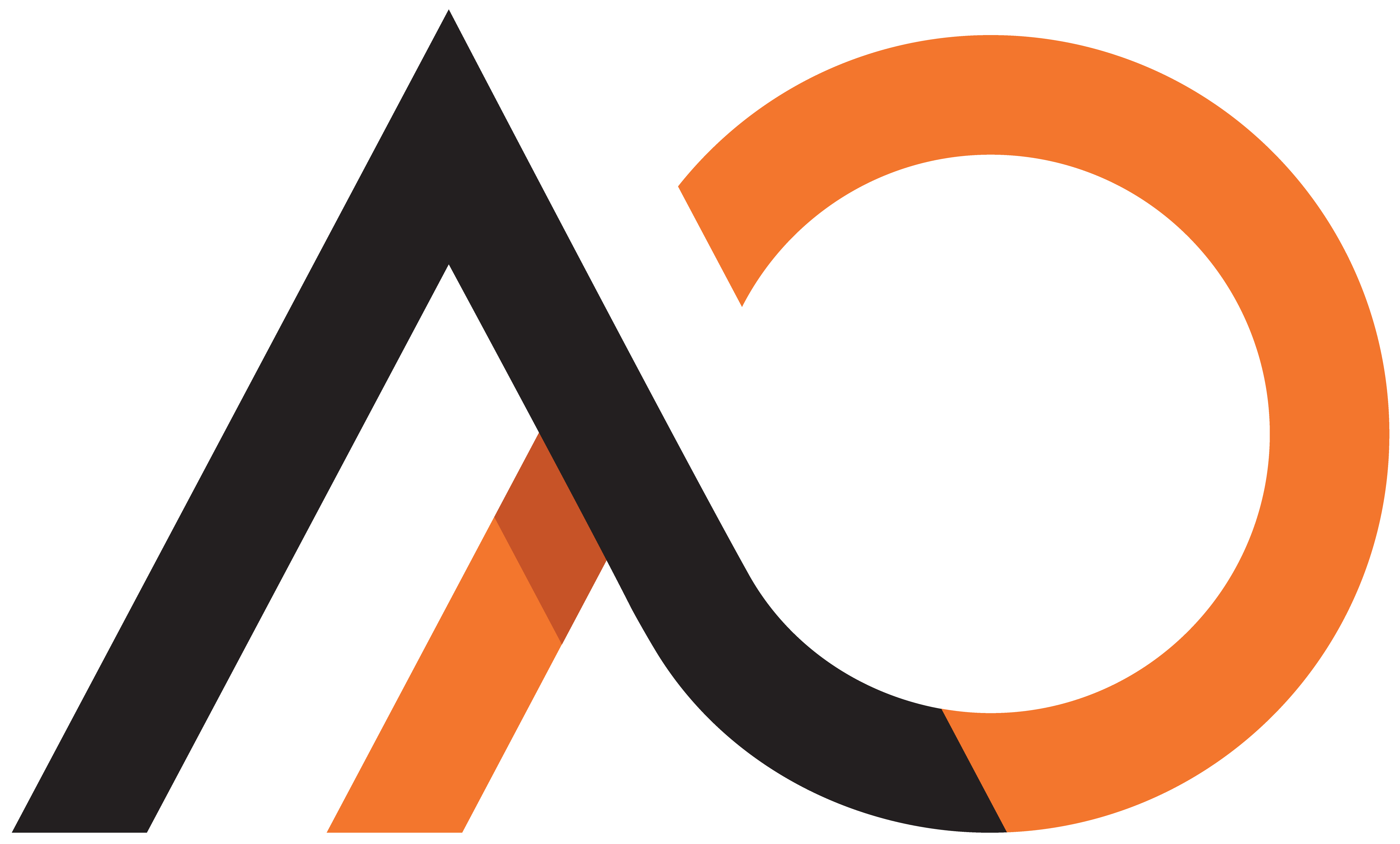 Direction 3 — the AO monogram