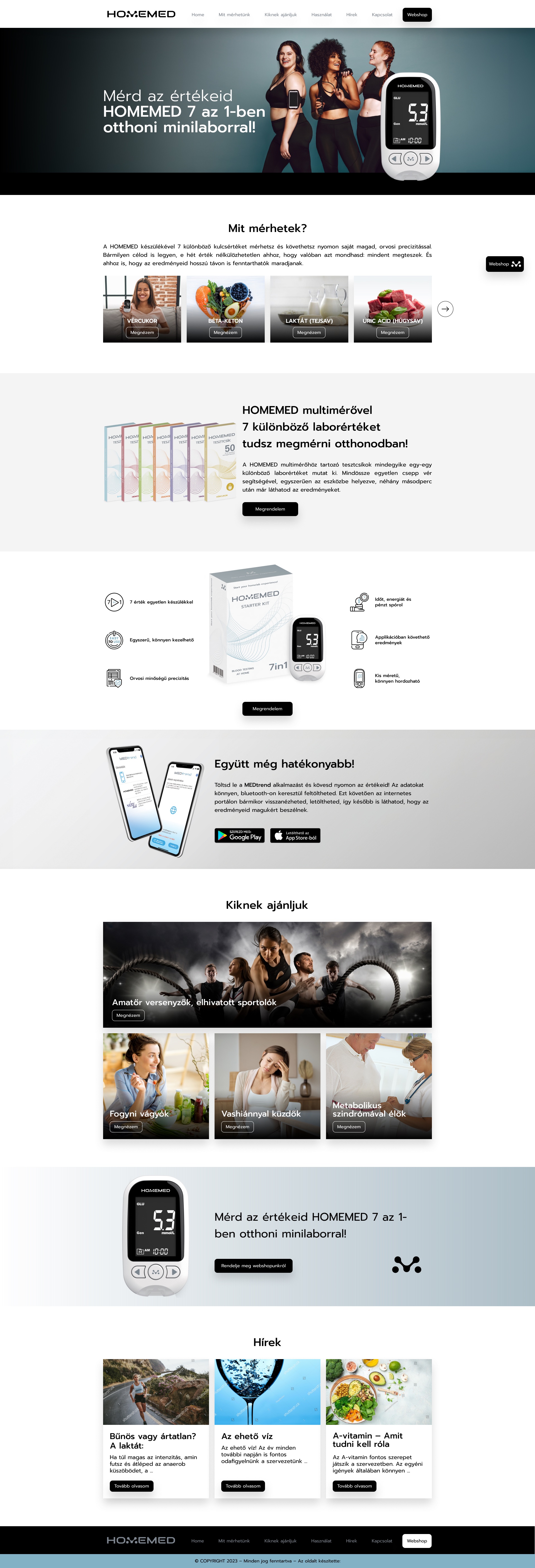 HOMEMED homepage — full page