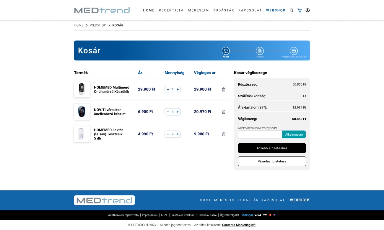 MEDTREND cart