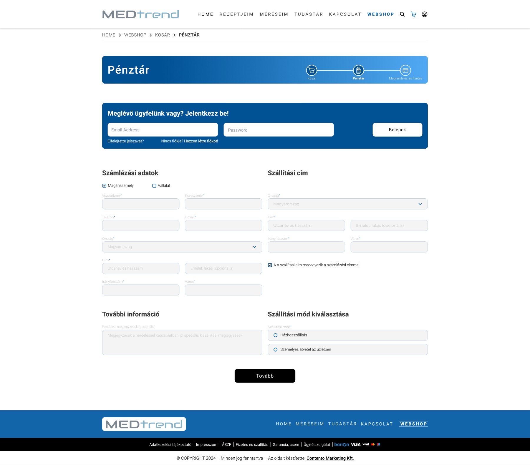 MEDTREND checkout