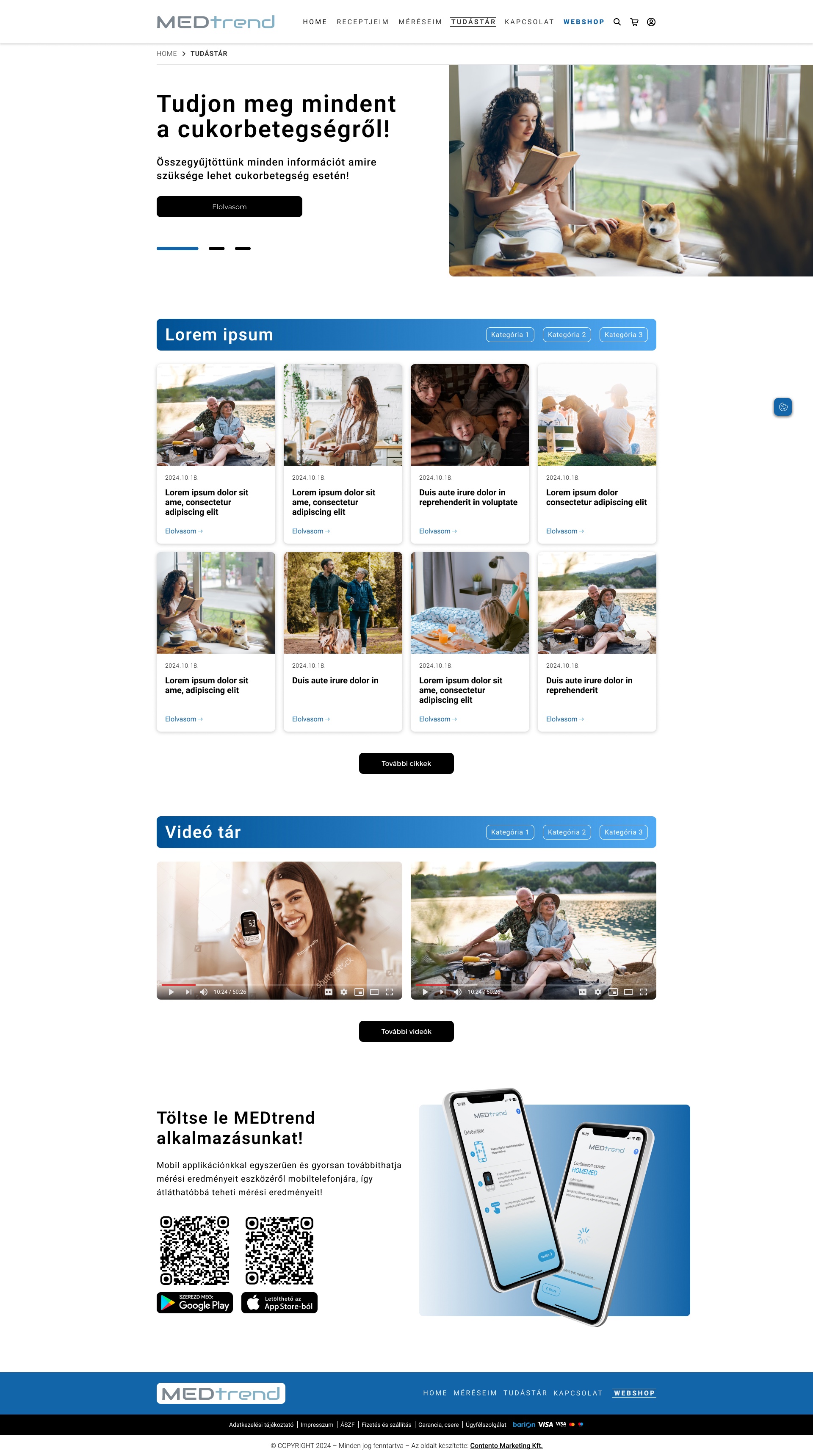 MEDTREND Tudástár knowledge base