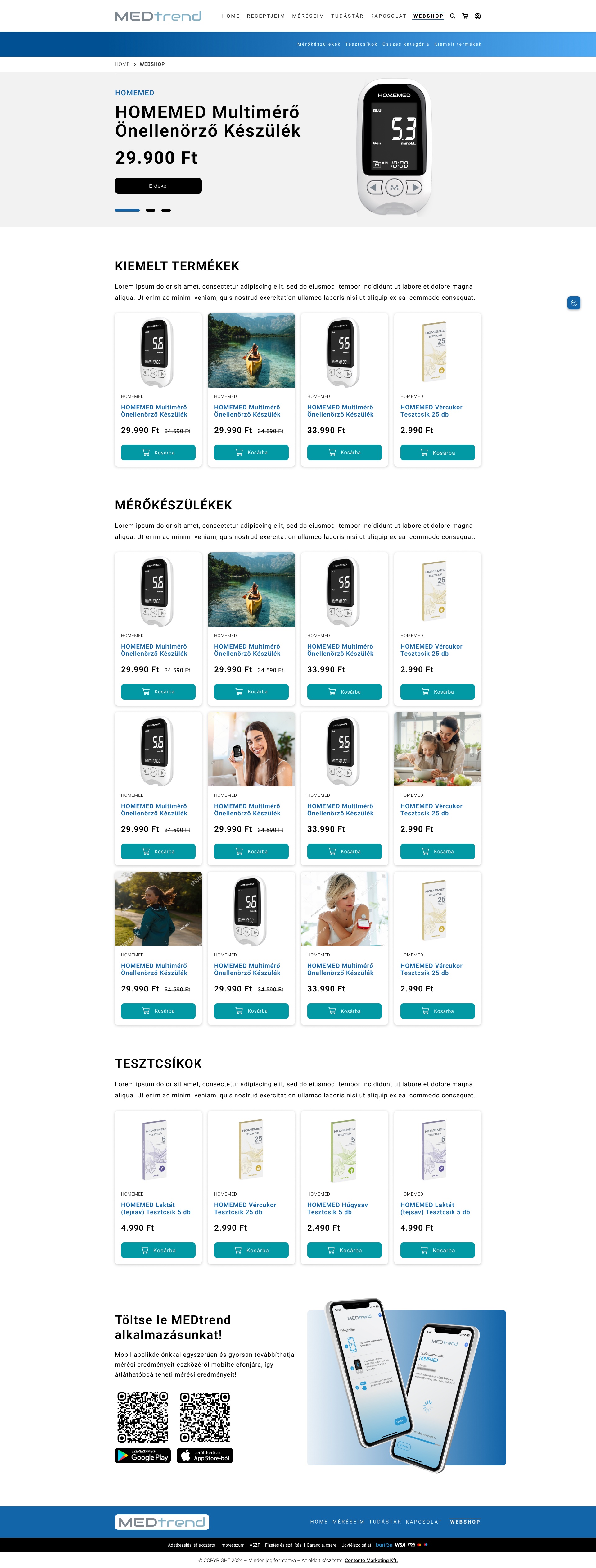 MEDTREND webshop