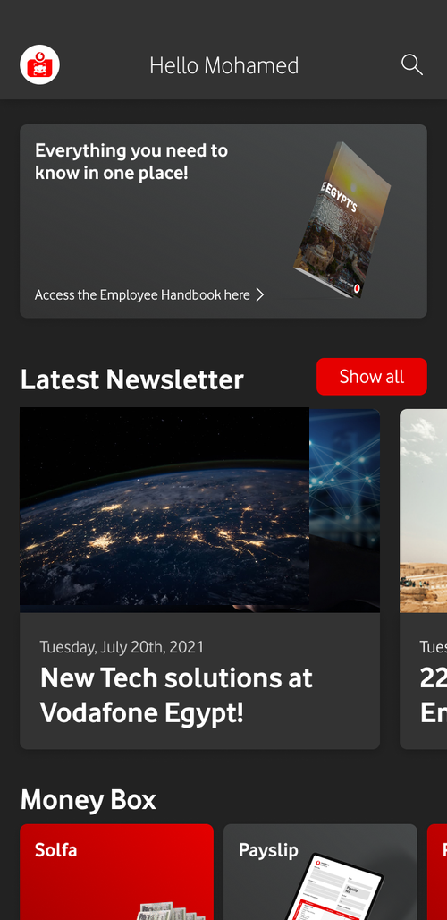 Dark mode — dashboard